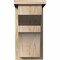 Ekena Millwork Monterey Rough Sawn Corbel w/Backplate, Douglas Fir, 8"W x 12"D x 16"H COR08X12X16MON01RDF - alternate 2